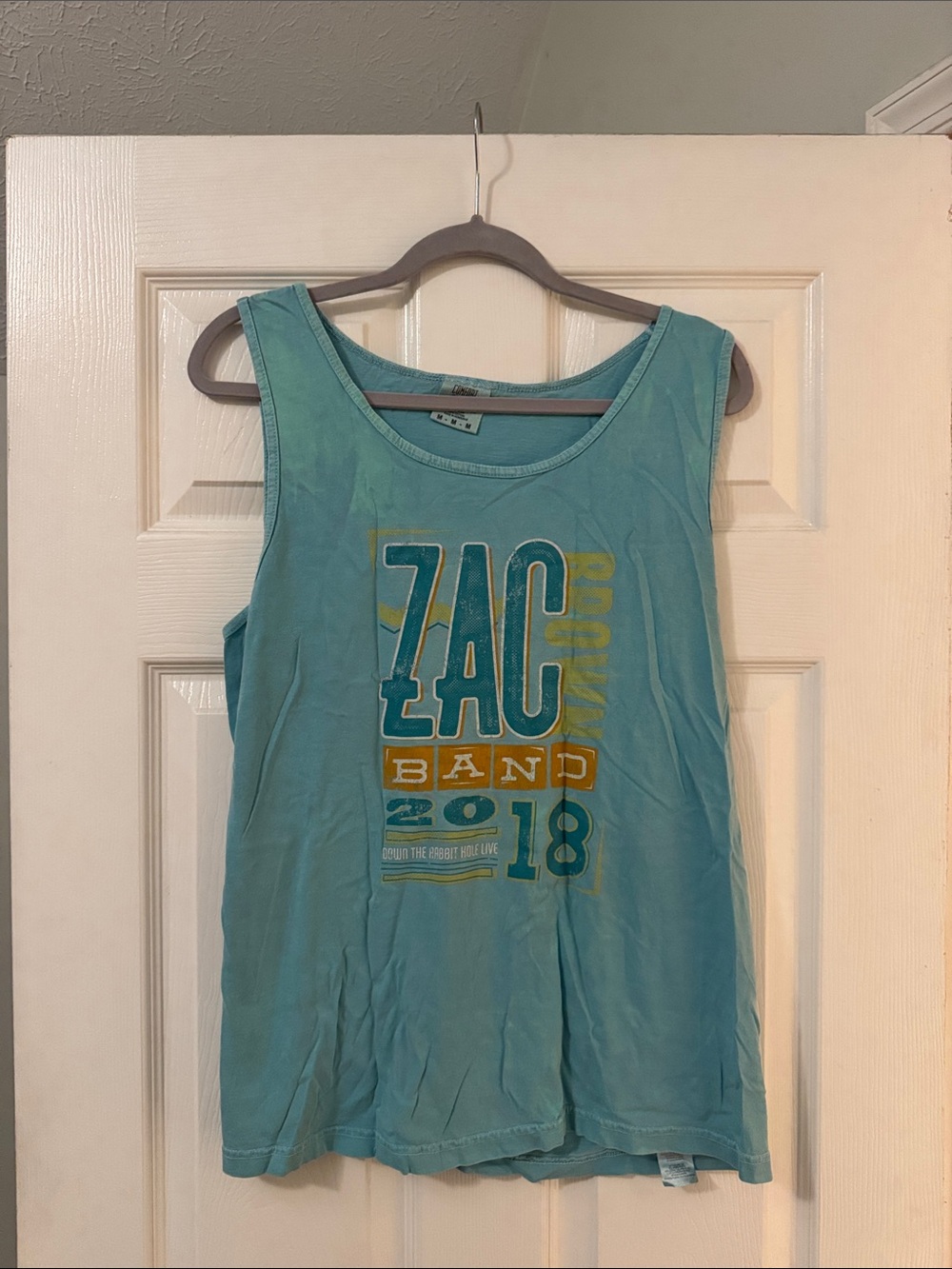 Zac Brown Band Turquoise Graphic Tank